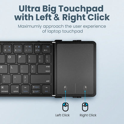 TouchTech Foldable Bluetooth Keyboard