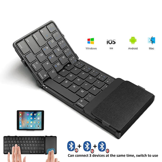 TouchTech Foldable Bluetooth Keyboard