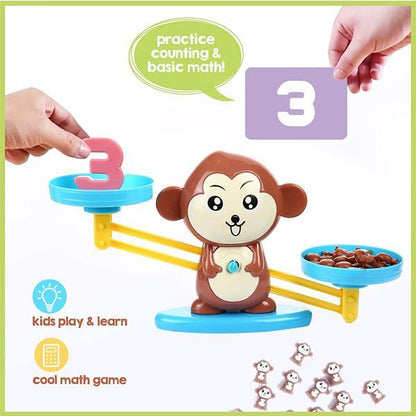 Monkey Balance Math Toy