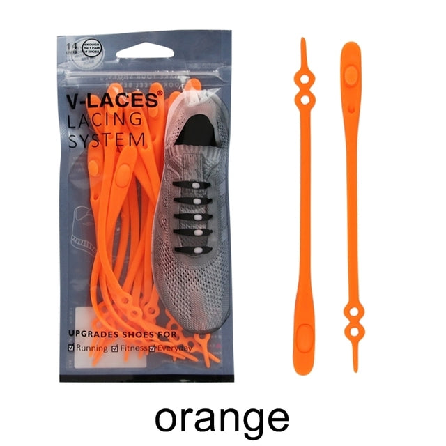 Lazy Elastic Shoelaces 14pcs/set