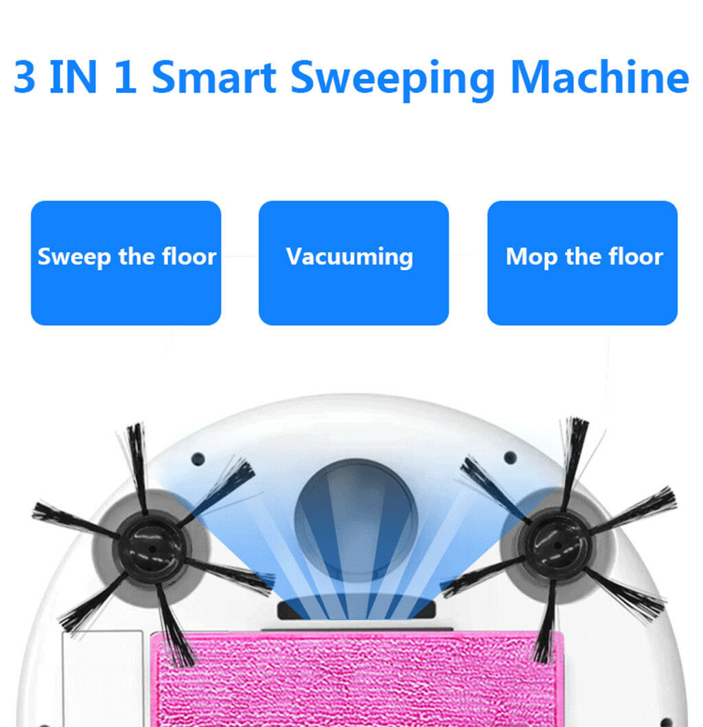 Smart Floor Vacuum Cleaner 3-In-1