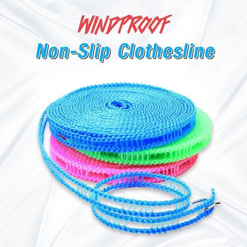 Last Day 50% OFF - Windproof Non-Slip Clothesline (16.4FT , 5M)